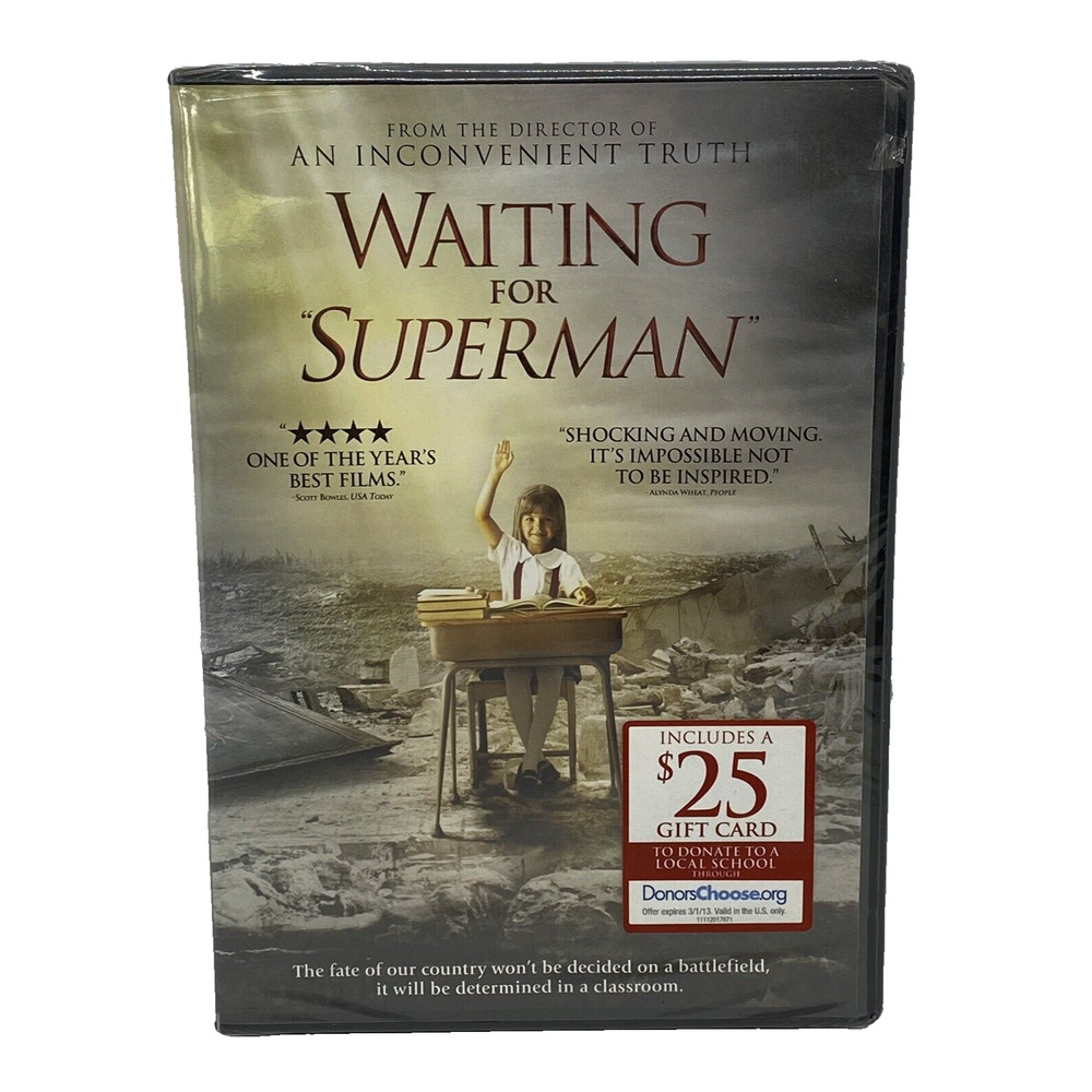 Waiting for Superman DVD 2011 Paramount New Sealed Widescreen Family Educational